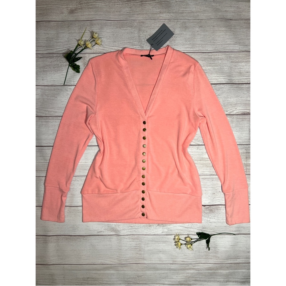 Traleubie Button Front Cardigan